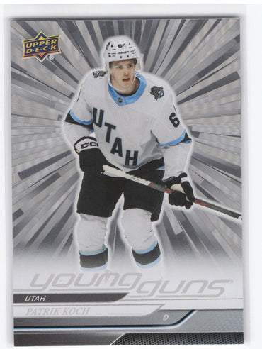 2024-25 Upper Deck Series 2 Young Guns Outburst #453 Rookie Rc Patrik Koch
