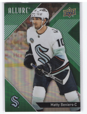 2024-25 Upper Deck Allure Green Rainbow 69/99 #6 Matty Beniers /99