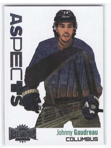 2022-23 Skybox Metal Universe Hockey Aspects A-10 Johnny Gaudreau