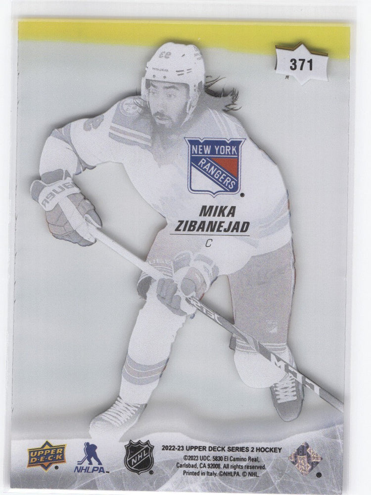 2022-23 Upper Deck Series 2 Acetate #371 Mika Zibanejad
