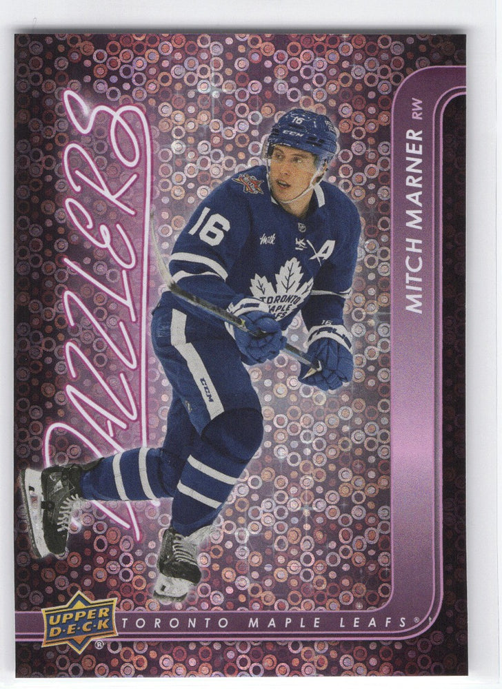 2024-25 Upper Deck Series 1 Pink Dazzler Dz-9 Mitch Marner