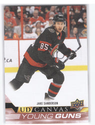 2022-23 Upper Deck Series 2 Young Guns Ud Canvas C223 Rookie Rc Jake Sanderson