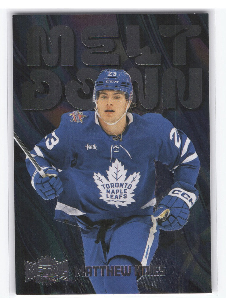 2023-24 Skybox Metal Universe Hockey Meltdown M8 Rookie Rc Matthew Knies