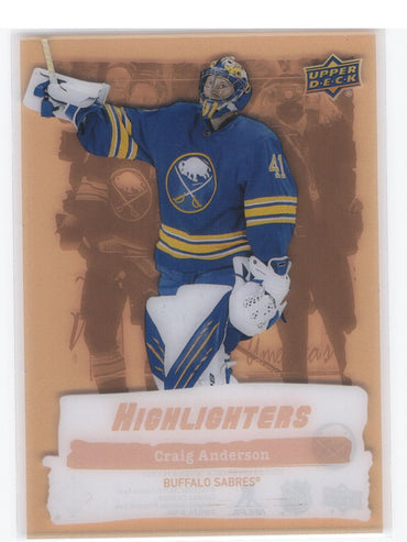 2022-23 Upper Deck Series 2 Highlighters Hl-3 Craig Anderson