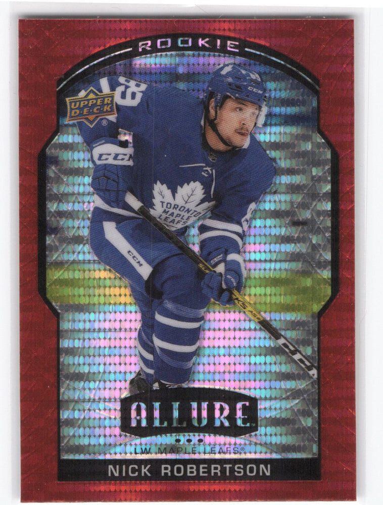 2020-21 Upper Deck Allure Red Rainbow #99 Rookie Rc Nick Robertson