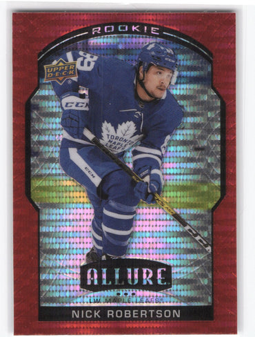 2020-21 Upper Deck Allure Red Rainbow #99 Rookie Rc Nick Robertson