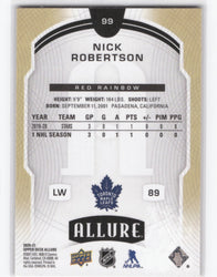2020-21 Upper Deck Allure Red Rainbow #99 Rookie Rc Nick Robertson