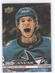 2025-26 Upper Deck Series 1 Ud Canvas C-6 William Eklund