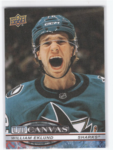 2025-26 Upper Deck Series 1 Ud Canvas C-6 William Eklund