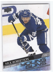2020-21 Upper Deck Series 1 Young Guns #237 Rookie Rc Nick Robertson