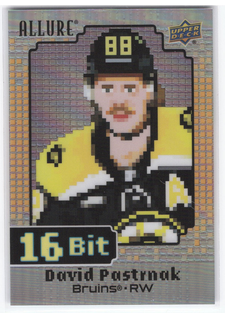 2023-24 Upper Deck Allure 16 Bit B-15 David Pastrnak