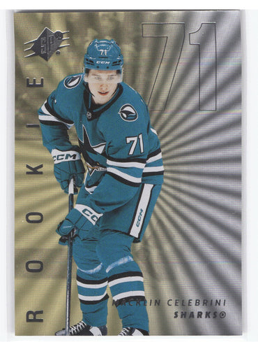 2024-25 Upper Deck Spx Gold Rookie #180 Rookie Rc Macklin Celebrini