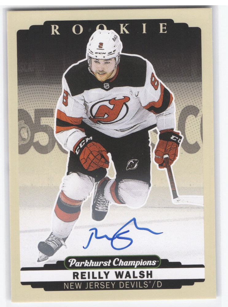 2022-23 Upper Deck Parkhurst Champions Rookie Auto #286 Rookie Rc Reilly Walsh