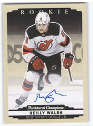 2022-23 Upper Deck Parkhurst Champions Rookie Auto #286 Rookie Rc Reilly Walsh
