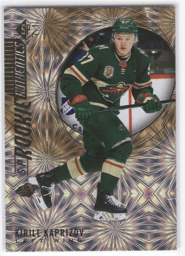 220-21 Upper Deck Sp Hockey Sp Rookie Authentics #129 Rookie Rc Kirill Kaprizov