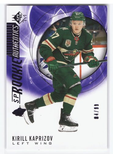 2020-21 Upper Deck Sp Hockey Sp Rookie Authentics #129 Rookie Rc Kirill Kaprizov /99