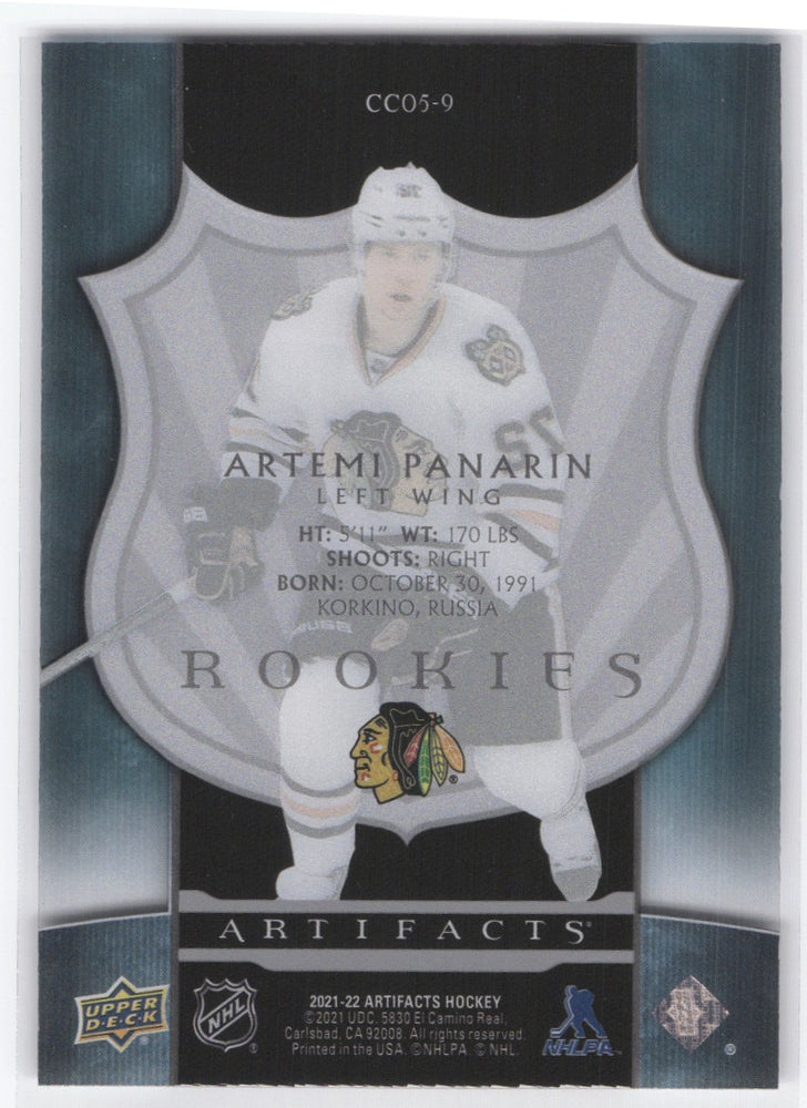 2021-22 Upper Deck Artifacts 2005/06 Rookie Cco5-9 Artemi Panarin