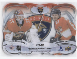 2022-23 Upper Deck Series 1 Clear Cut Foundation Ccf-Br Bobrovsky/Reinhart