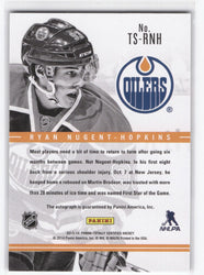2013-14 Panini Totally Certified Hockey Green Auto 1/5 Ts-Rnh Rookie Rc Ryan Nugent-Hopkins /5