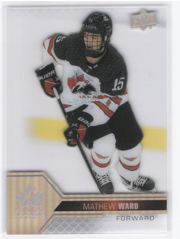 2022 Upper Deck Team Canada Juniors Clear #22 Matthew Ward