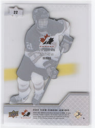 2022 Upper Deck Team Canada Juniors Clear #22 Matthew Ward