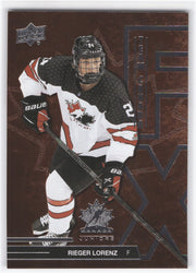 2022 Upper Deck Team Canada Juniors Team Canada Fx Fx-11 Reiger Lorenz