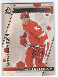 2022-23 Upper Deck Sp Authentic Future Watch Spectrum Fx S-71 Rookie Rc Elmer Soderblom