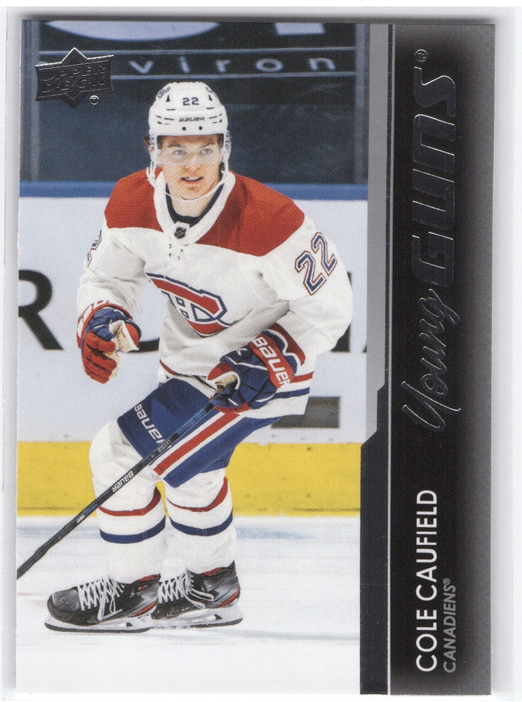 2021-22 Upper Deck Series 1 Young Guns #201 Rookie Rc Cole Caufield