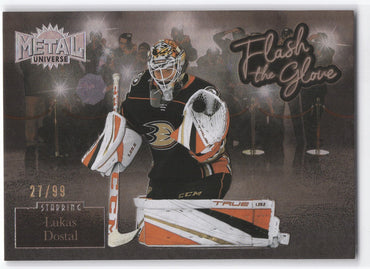 2022-23 Skybox Metal Universe Flash The Glove Fl-39 Lukas Dostal