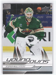 2024-25 Upper Deck Series 1 Young Guns #202 Rookie Rc Jesper Wallstedt