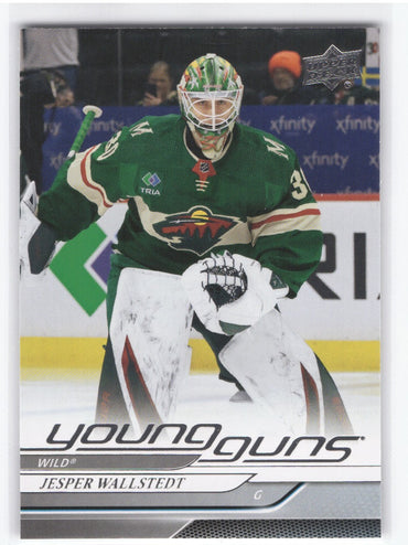 2024-25 Upper Deck Series 1 Young Guns #202 Rookie Rc Jesper Wallstedt