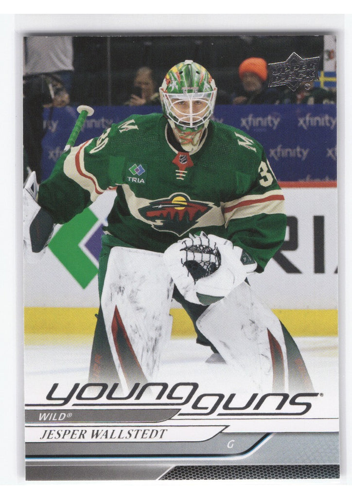 2024-25 Upper Deck Series 1 Young Guns #202 Rookie Rc Jesper Wallstedt