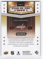 2023-24 Upper Deck Synergy Star Of The Show Sos-4 Alex Ovechkin