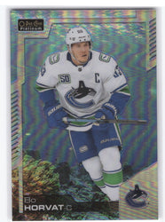 2020-21 Upper Deck O-Pee-Chee Platinum Aquamarine #41 Bo Horvat /499