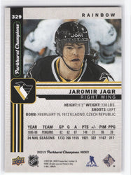 2022-23 Upper Deck Parkhurst Champions Legend Rainbow #329 Jaromir Jagr