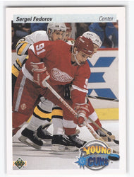 1991 Upper Deck Young Guns #525 Rookie Rc Sergei Federov