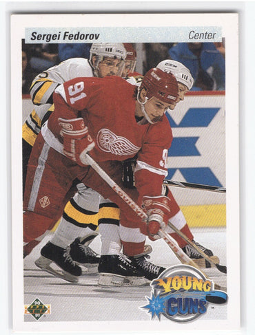 1991 Upper Deck Young Guns #525 Rookie Rc Sergei Federov