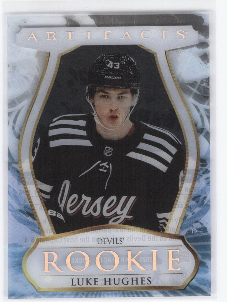 2023-24 Upper Deck Artifacts Rookie Clear Ccr-9 Rookie Rc Luke Hughes