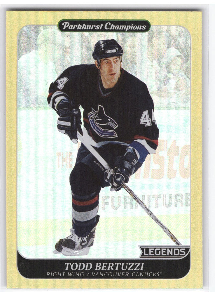 2023-24 Upper Deck Parkhurst Champions Legends Gold Rainbow #256 Todd Bertuzzi