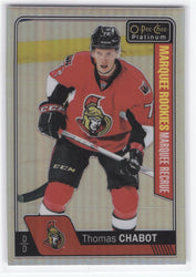 2016-17 Upper Deck O-Pee-Chee Platinum Marquee Rookies Rainbow #174 Rookie Rc Thomas Chabot