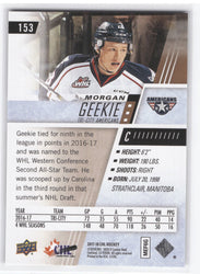 2017-18 Upper Deck Chl Hockey #153 Morgan Geekie