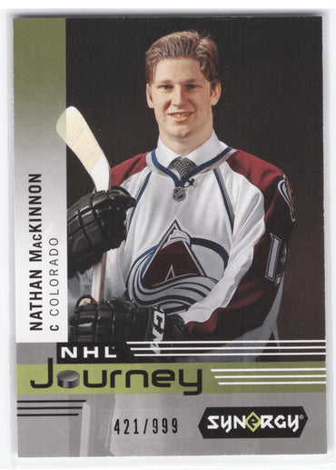 2019-20 Upper Deck Synergy Hockey Nhl Journey Np-4 Nathan Mackinnon /999
