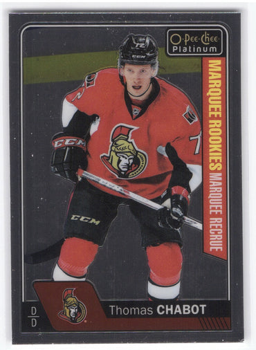 2016-17 Upper Deck O-Pee-Chee Platinum Marquee Rookies #174 Rookie Rc Thomas Chabot
