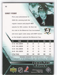 2006 Upper Deck Rookie Class #32 Rookie Rc Corey Perry