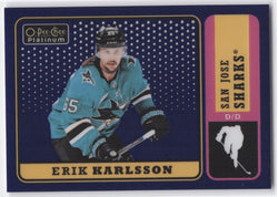 2018-19 Upper Deck O-Pee-Chee Platinum Blue Rainbow R-20 Erik Karlsson /149