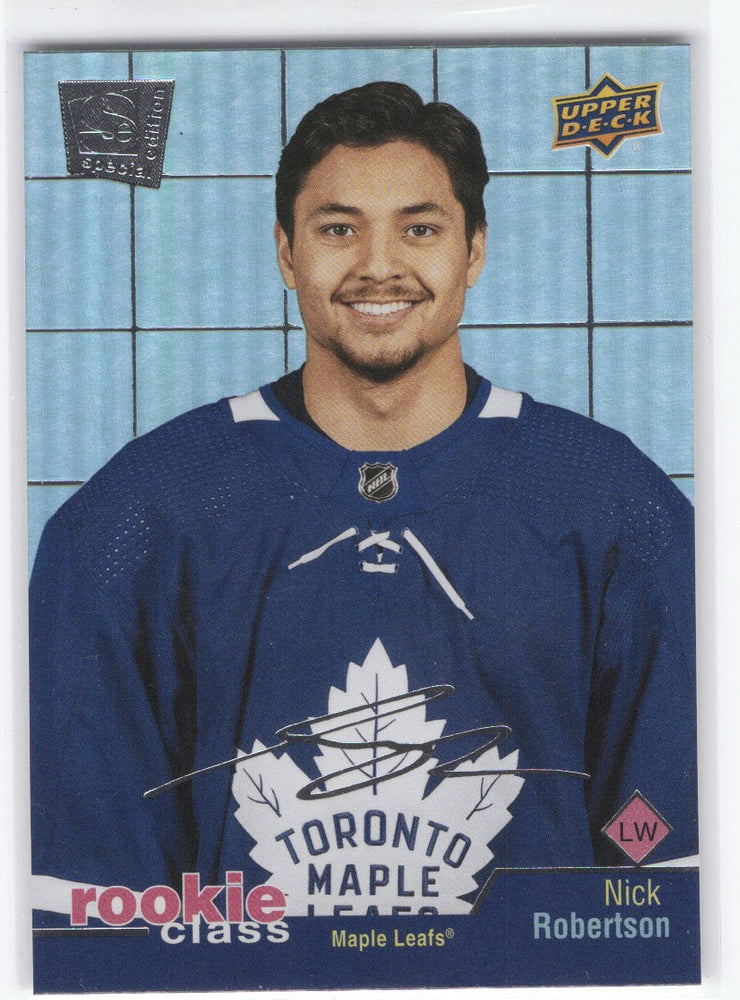 2020-21 Upper Deck Extended Rookie Class Rc-20 Rookie Rc Nick Robertson