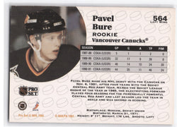 1991 Pro Set Rookie #564 Rookie Rc Pavel Bure