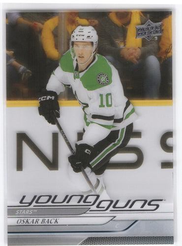 2024-25 Upper Deck Seroes 2 Young Guns Clear #465 Rookie Rc Oskar Back