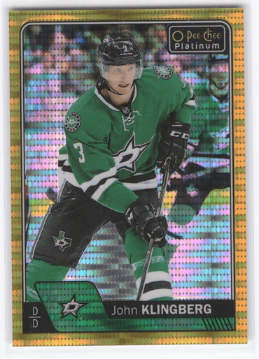 2016-17 Upper Deck O-Pee-Chee Platinum Seismic Gold #106 John Klingberg /50