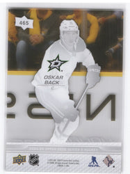 2024-25 Upper Deck Seroes 2 Young Guns Clear #465 Rookie Rc Oskar Back
